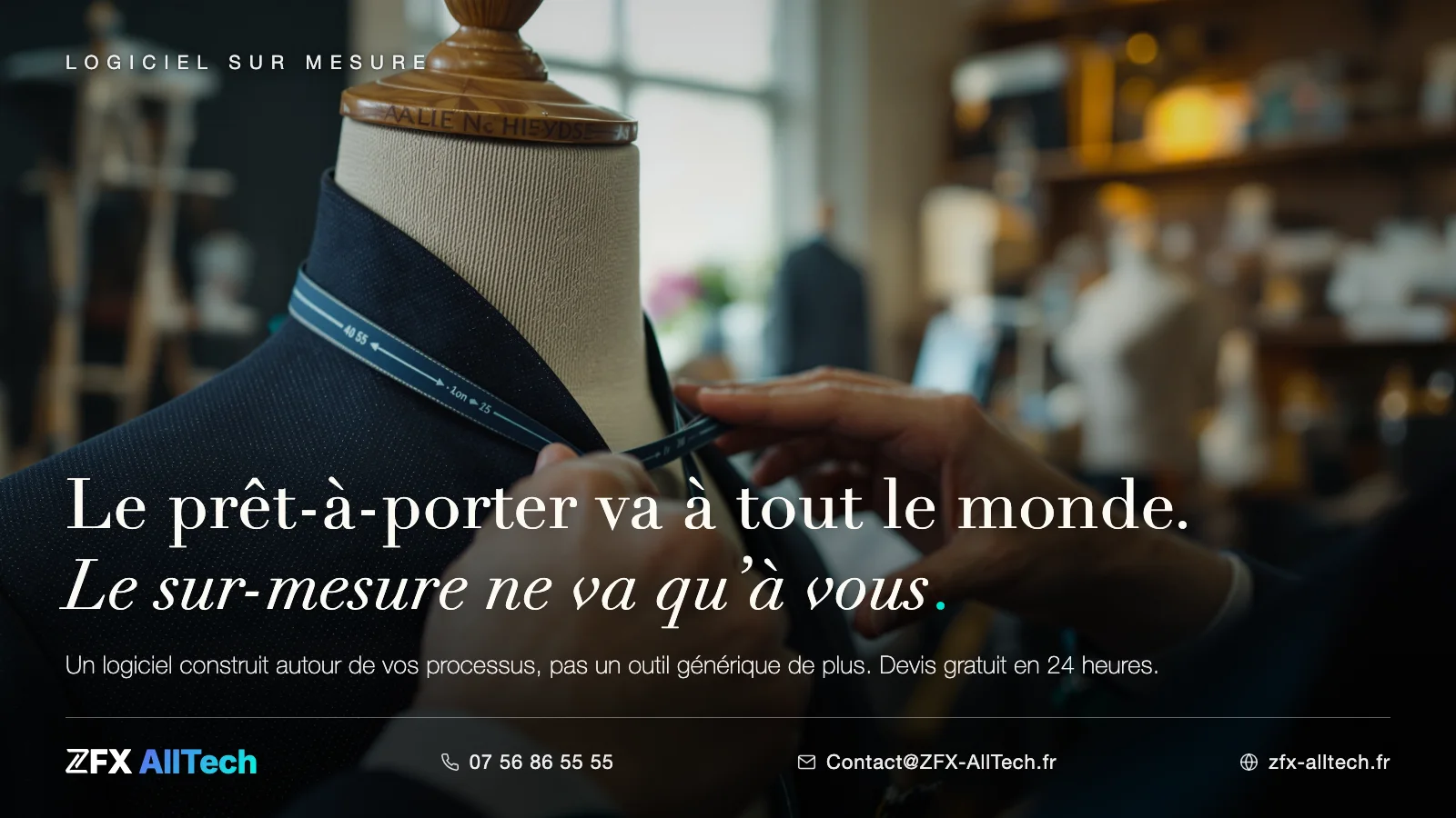 Logiciel métier sur mesure conçu autour des processus d'une PME
